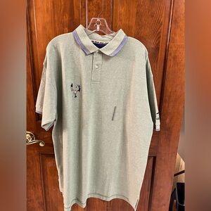 VINTAGE Pivot Rules Golf  Shirt XL Shortsleeved Casual  Preppy NEW Soft Green